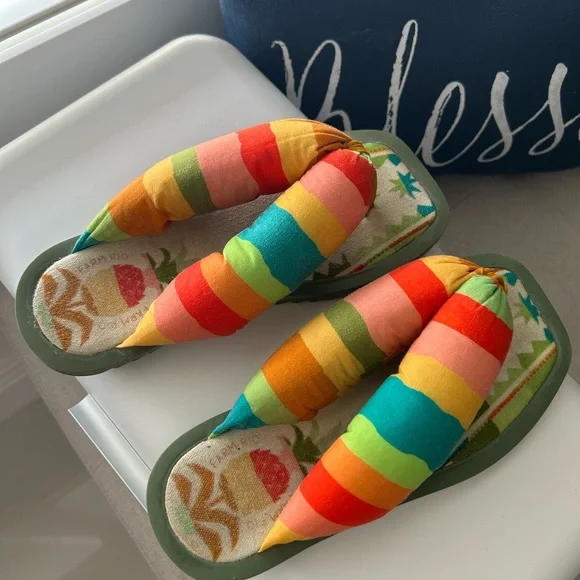 FARM Rio Multicolor Striped Sandals - Picture 3 of 5